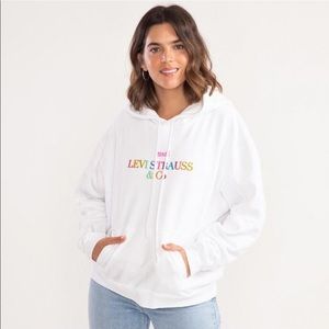 Levis - Rainbow Text Hoodie